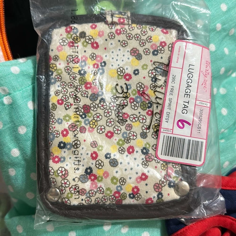 Thirty-one luggage tag Free Spirit Ditzy
